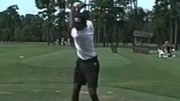 WATCH: Incredible footage of a 17-year-old Tiger Woods emerges